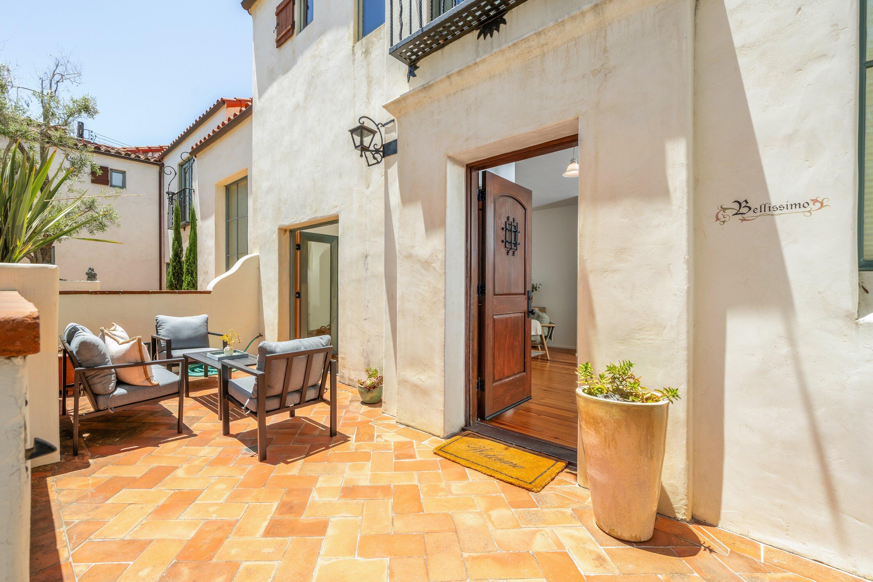 1011 Rinconada Road, Unit B Santa Barbara, CA 93101 - Photo 2 of 26 Bellissimo Front Patio