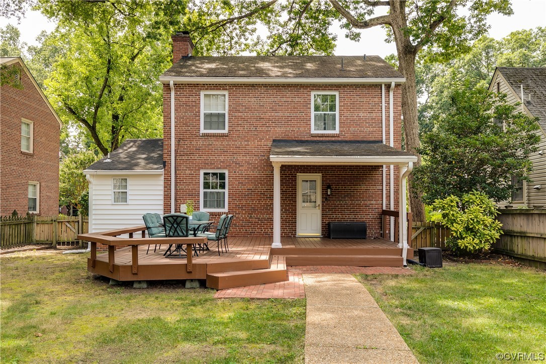 5115 Sylvan Road Richmond, VA 23225 - Photo 7 of 37 a house view with a sitting space and garden