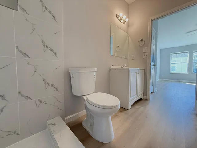 wooden floor in an empty room