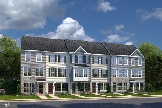 a front view of a building