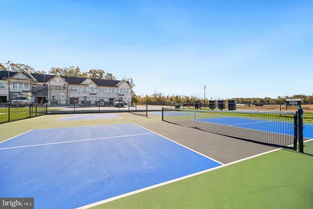 a view of a tennis court