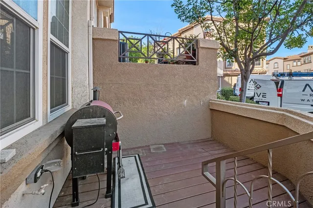 a view of balcony and deck