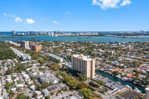 a view of a city with ocean