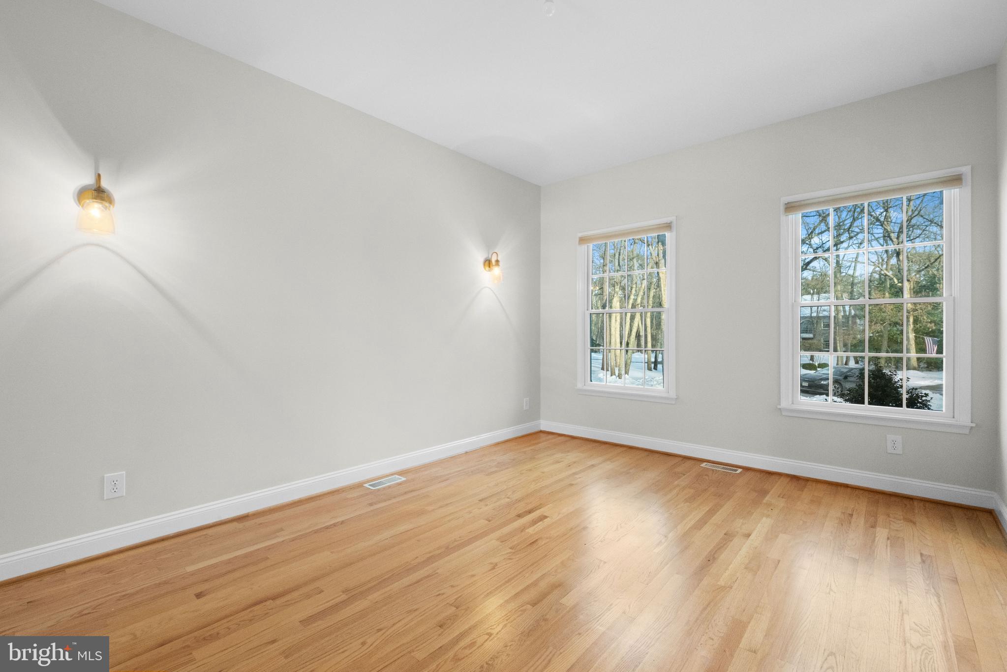 1 Braddocks Mill Road Medford, NJ 08055 - Photo 13 of 61 a view of an empty room with wooden floor and a window