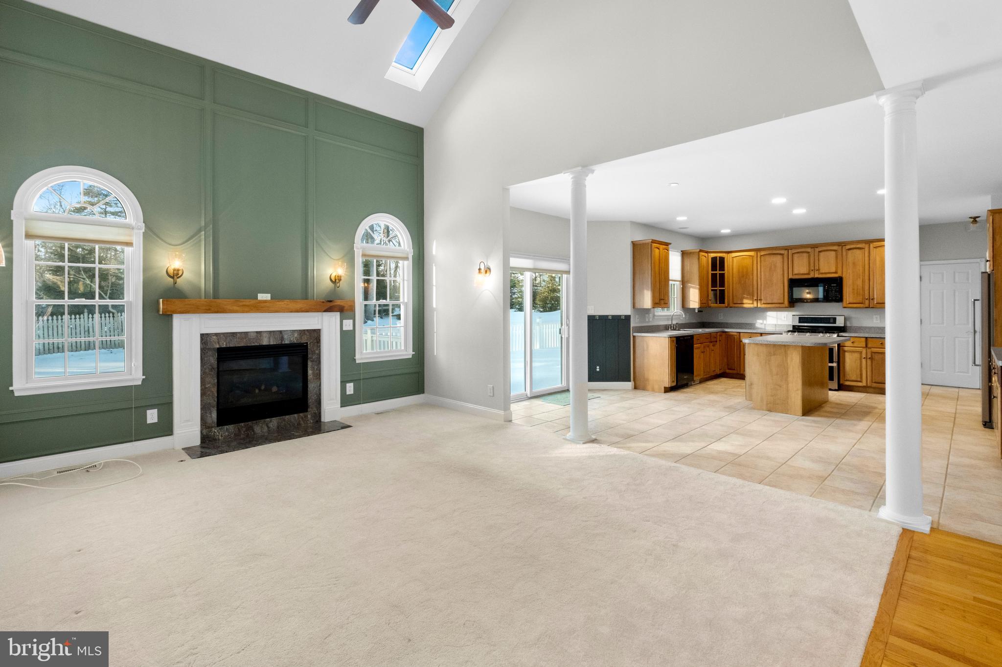 1 Braddocks Mill Road Medford, NJ 08055 - Photo 21 of 61 a view of a livingroom with a fireplace