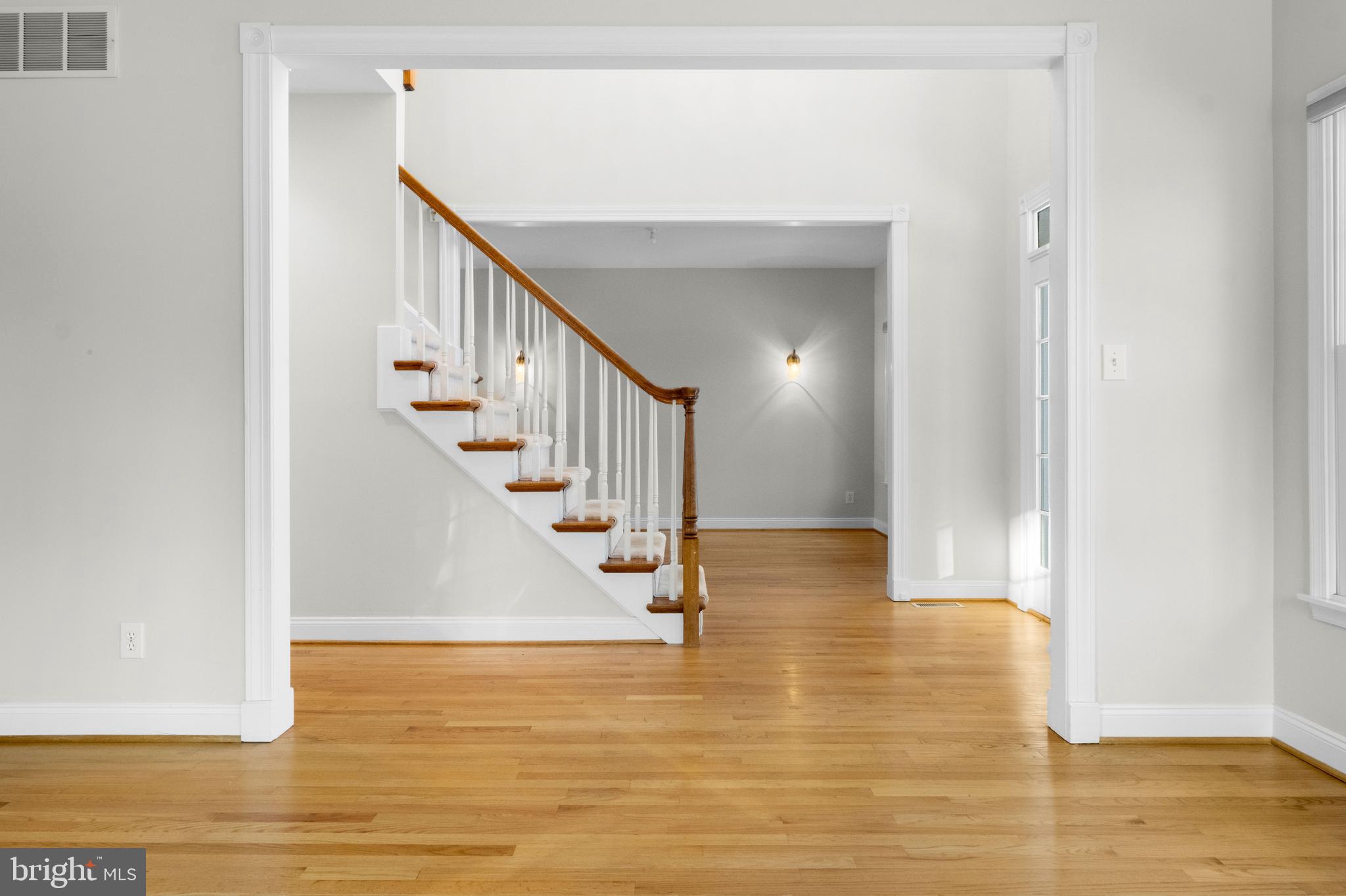 1 Braddocks Mill Road Medford, NJ 08055 - Photo 8 of 61 a view of entryway and hall with wooden floor