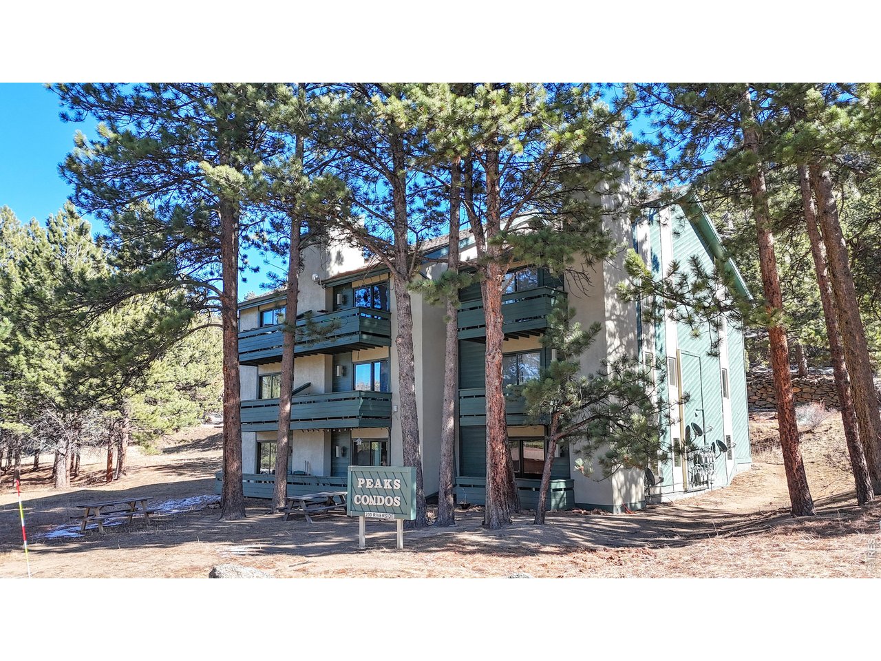 200 Riverside Drive, Unit 1 Estes Park, CO 80517 - Photo 23 of 27 a outdoor view of a building