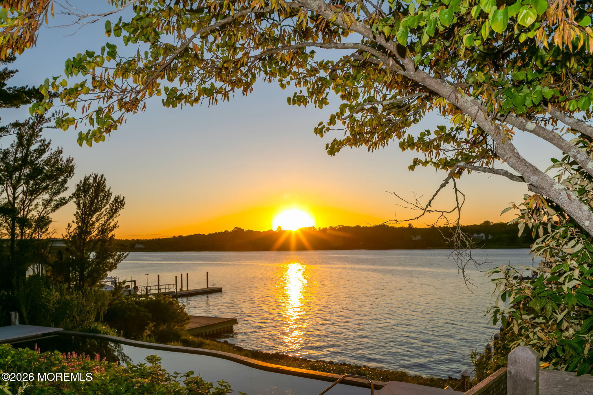 100-98 East River Road Rumson, NJ 07760 - Photo 46 of 61 Riverfront sunset