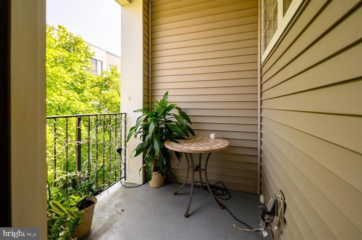 3152 Master Street, Unit 58 Philadelphia, PA 19121 - Photo 6 of 21 Cozy balcony for AM coffee or evening cocktail.