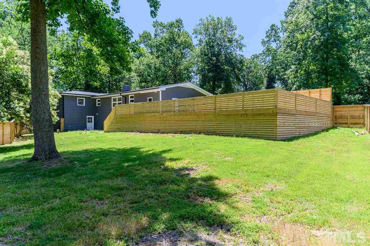 3401 Forest Road Raleigh, NC 27604 - Photo 29 of 30 a view of house with a backyard