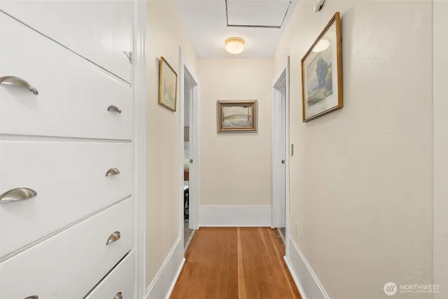 a view of a walk in closet