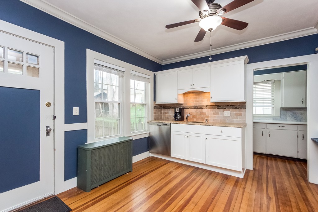 8 Riverview Terrace Springfield, MA 01108 - Photo 10 of 24 a kitchen with granite countertop stainless steel appliances and wooden floors