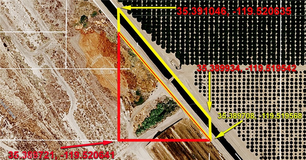 10 West Side Canal Buttonwillow, CA 93206 - Photo 3 of 5 Overlay of 2 lots for sale