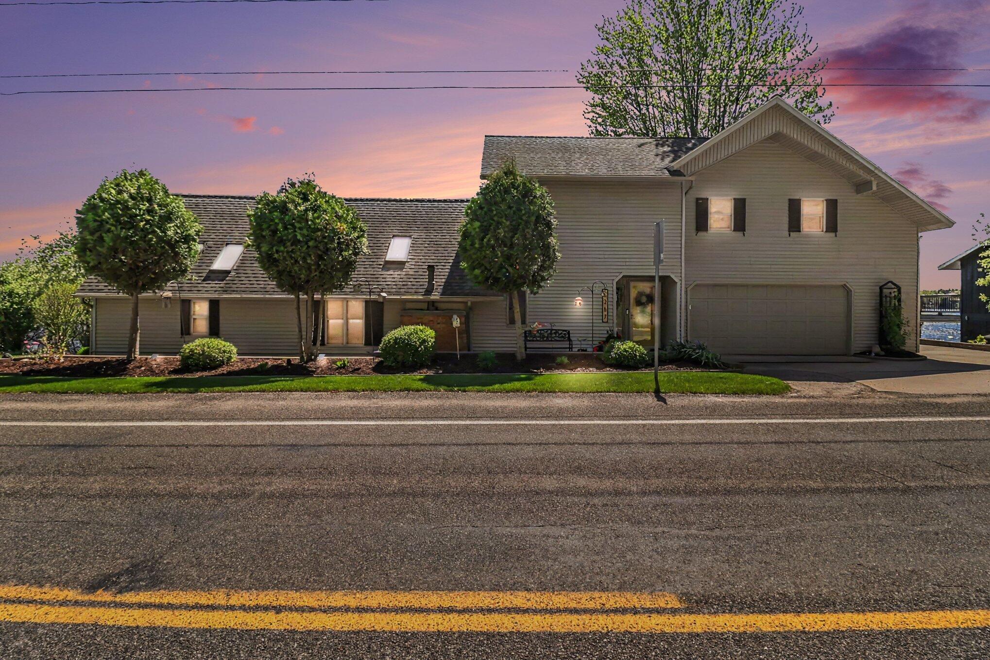 5267 West Monroe Road Pentwater, MI 49449 - Photo 31 of 34 Exterior - Twilight
