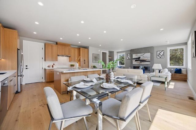a kitchen with a sink and a window