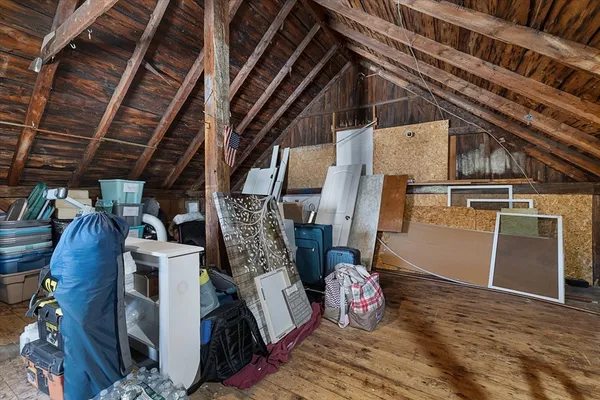 a view of storage and utility room