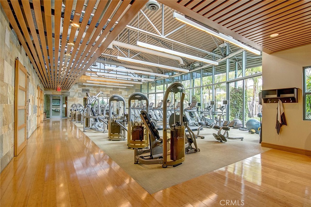 1306 Rivington Irvine, CA 92612 - Photo 68 of 75 a view of a room with gym equipment