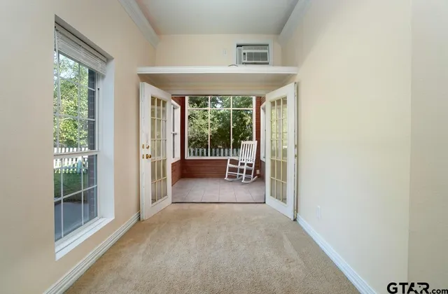 a view of mountain view with lots of trees