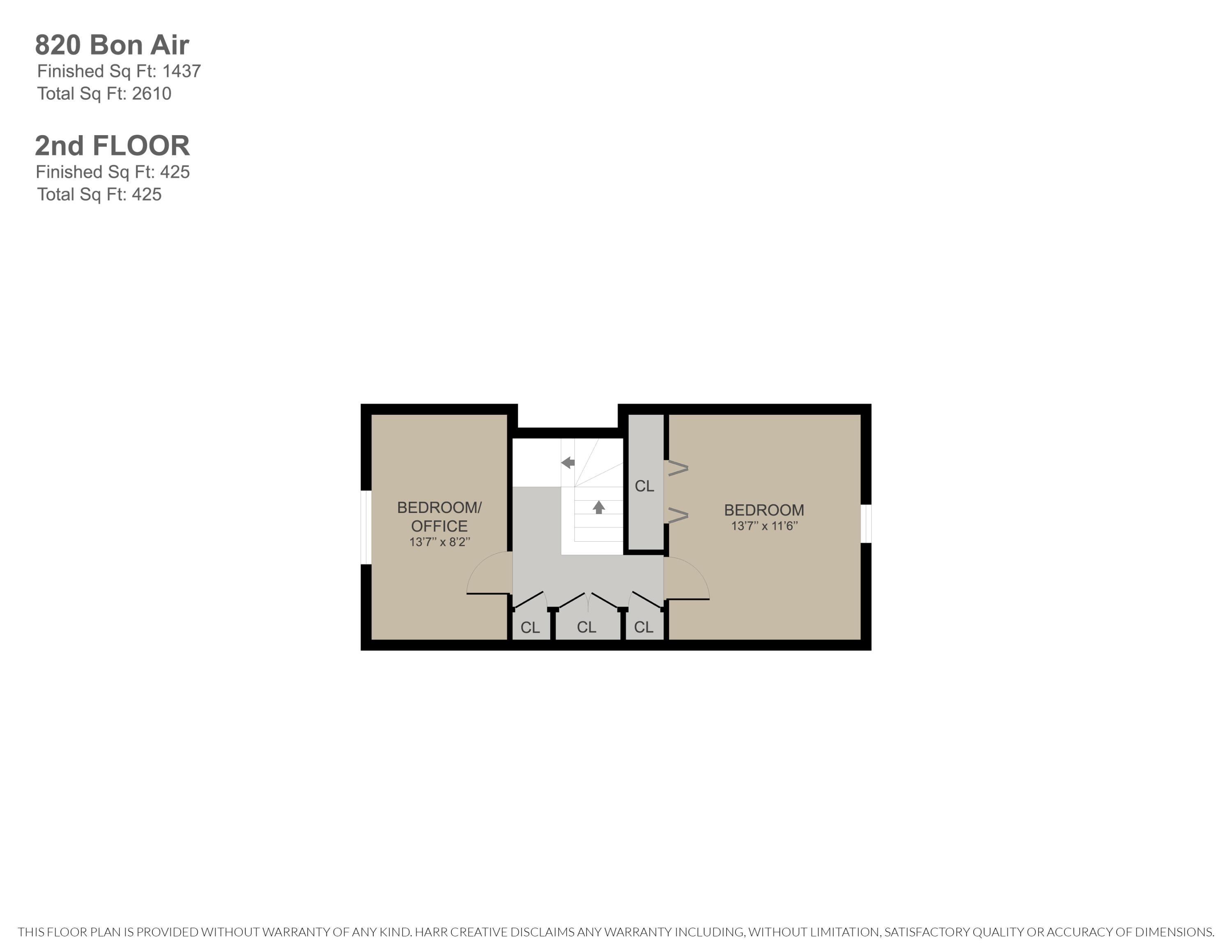 820 Bon Air Road Lansing, MI 48917 - Photo 41 of 42 820 Bon Air 2nd Floor