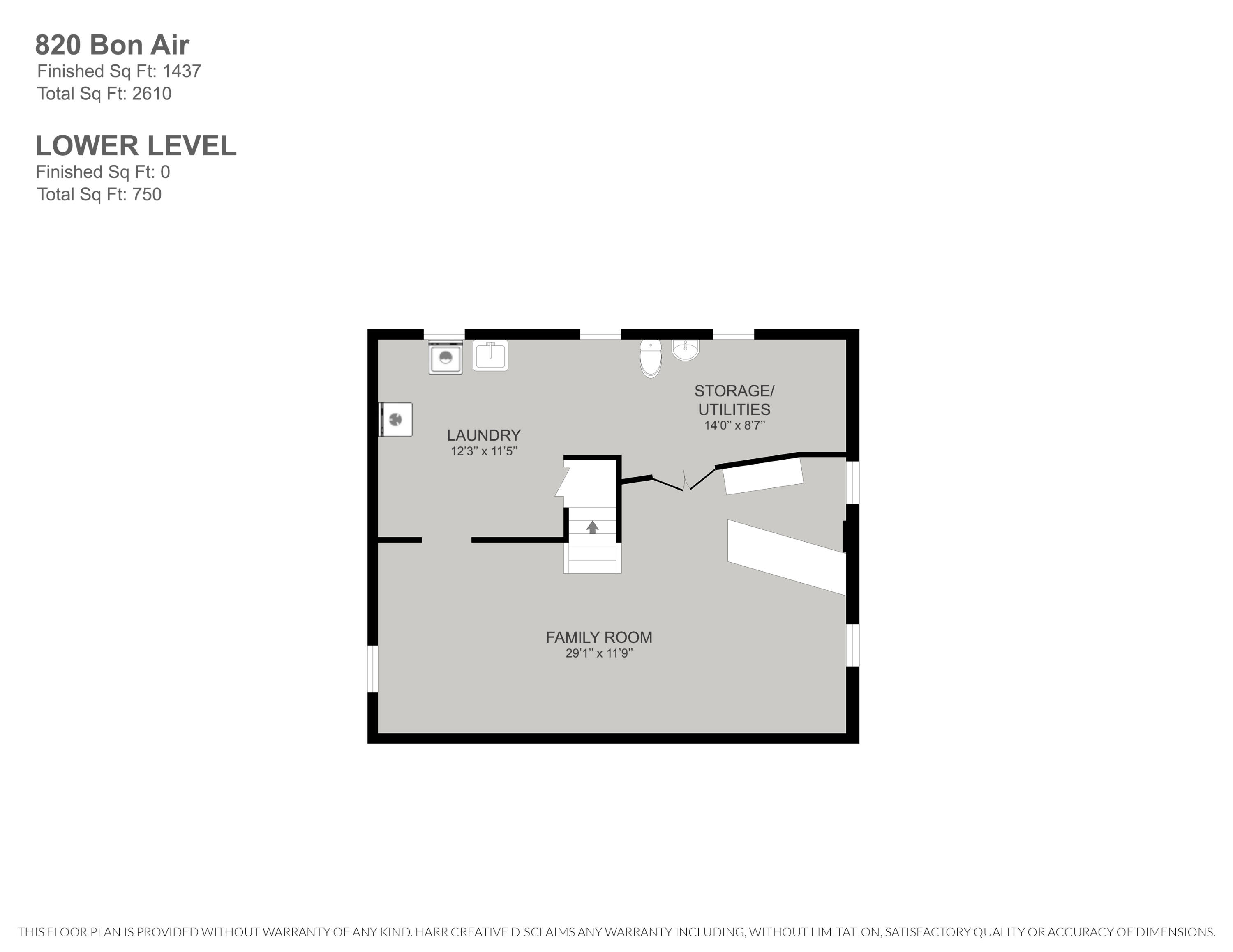 820 Bon Air Road Lansing, MI 48917 - Photo 42 of 42 820 Bon Air Lower Level