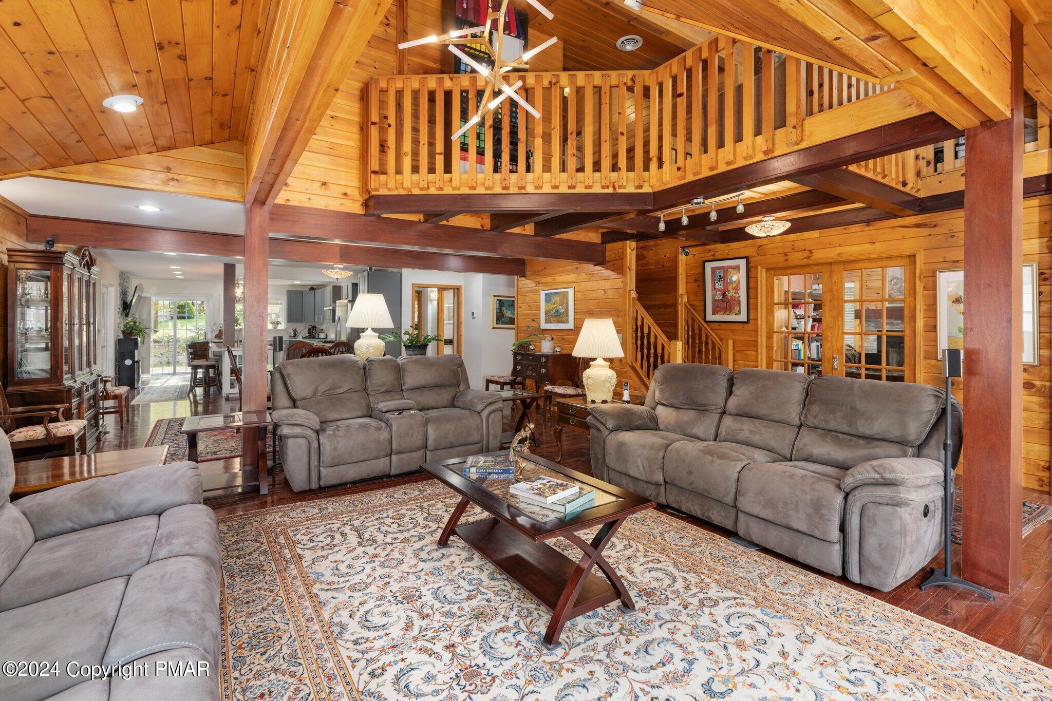 271 4 Seasons Drive Drums, PA 18222 - Photo 19 of 74 a living room with furniture and a ceiling fan