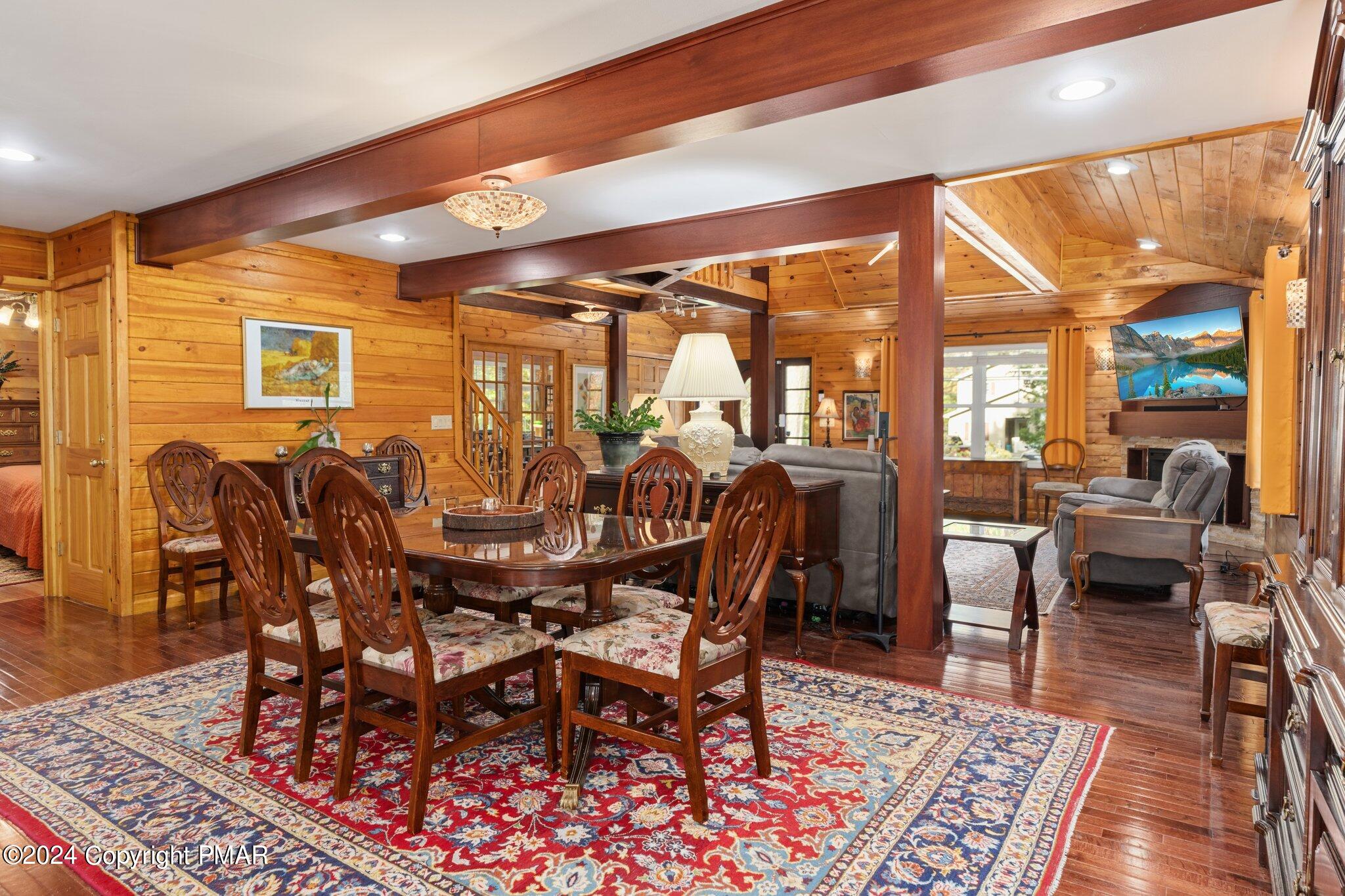 271 4 Seasons Drive Drums, PA 18222 - Photo 25 of 74 a view of a dining room with furniture window and wooden floor