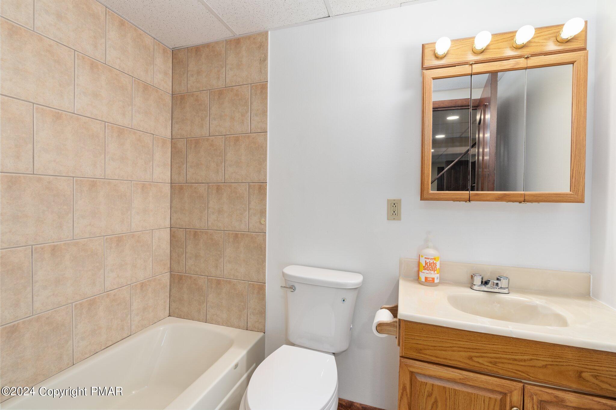 271 4 Seasons Drive Drums, PA 18222 - Photo 66 of 74 a bathroom with a sink a toilet and shower