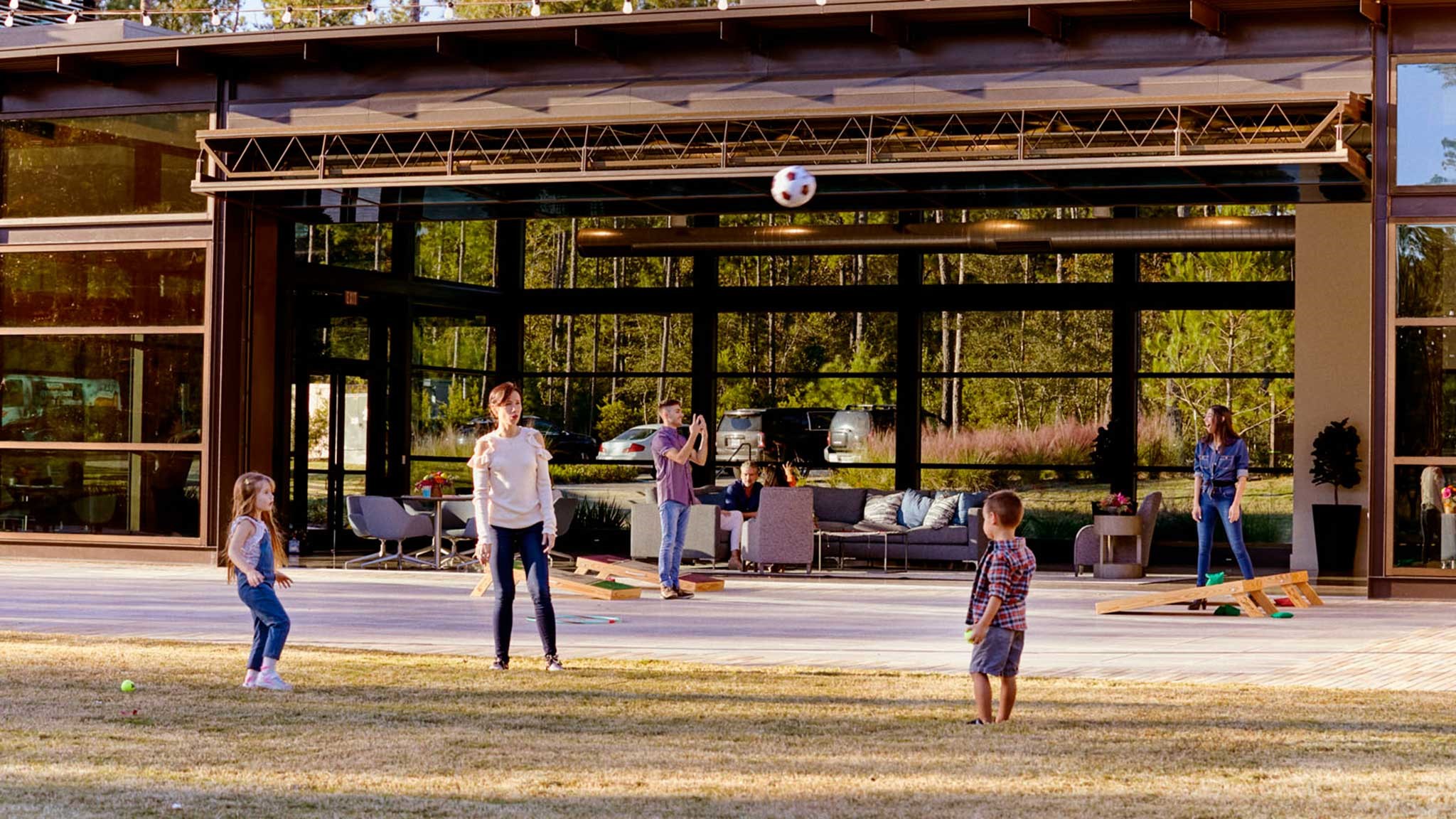 255 Mallards Rim Drive Willis, TX 77318 - Photo 13 of 22 a view of water fountain in front of building