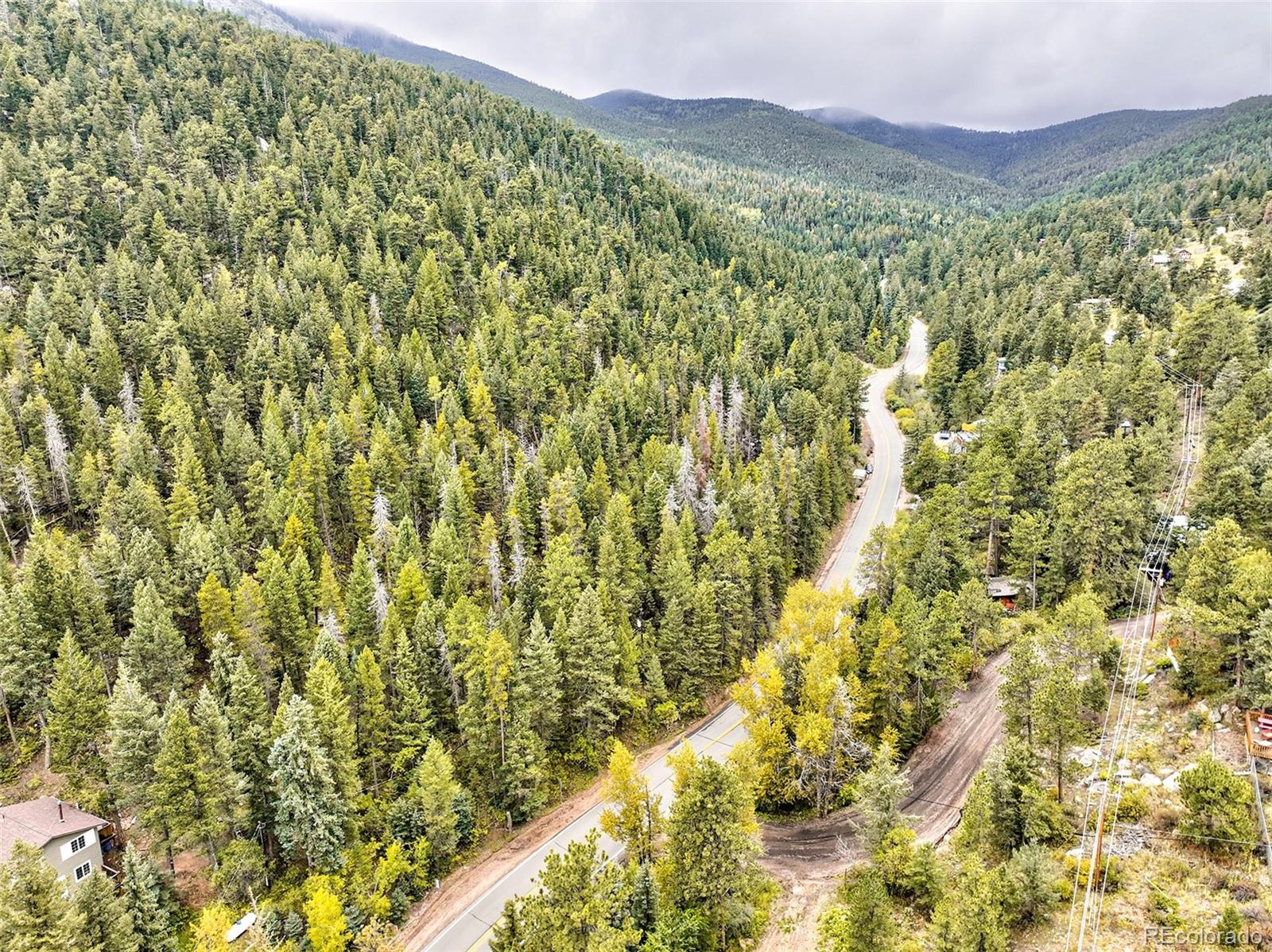 10862-10872 Twin Spruce Road Golden, CO 80403 - Photo 6 of 15 a view of a forest with a mountain