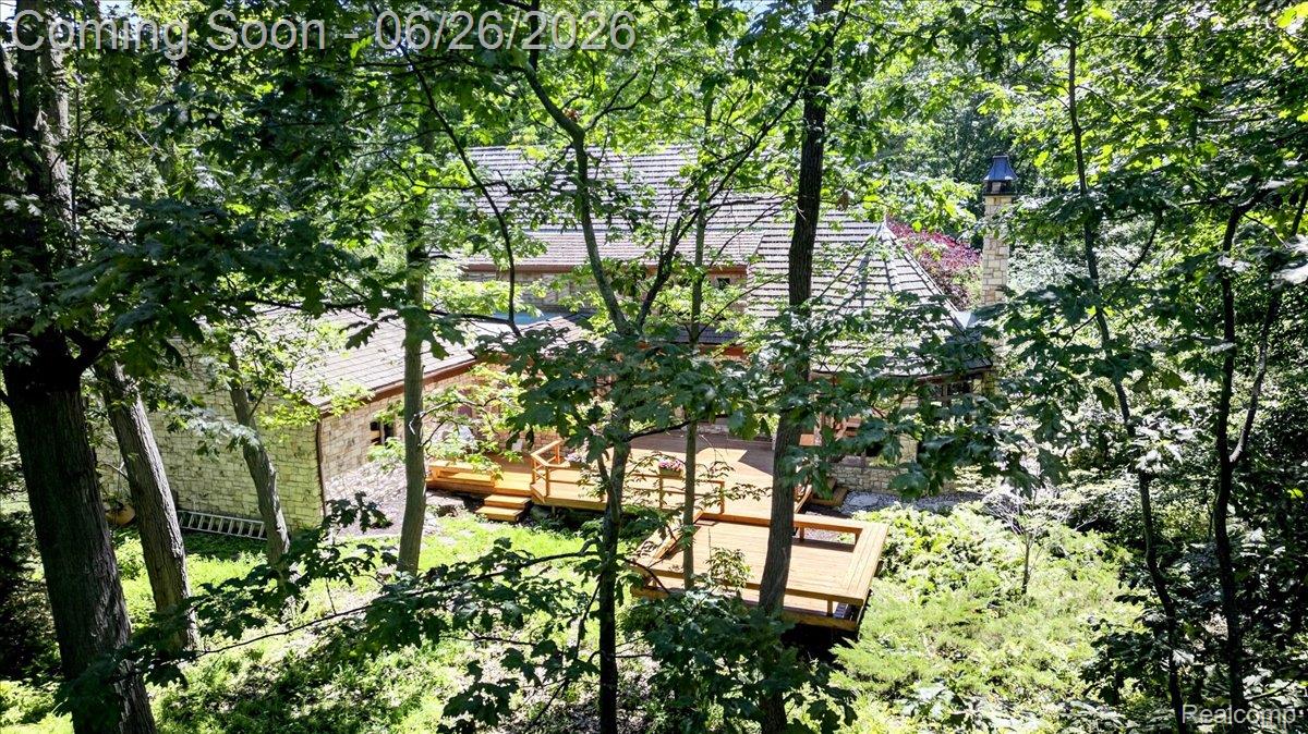 29498 East River Road Grosse Ile, MI 48138 - Photo 60 of 66 Aerial View of 29489 E River Road, Grosse Ile ~ A Certified Wildlife Habitat