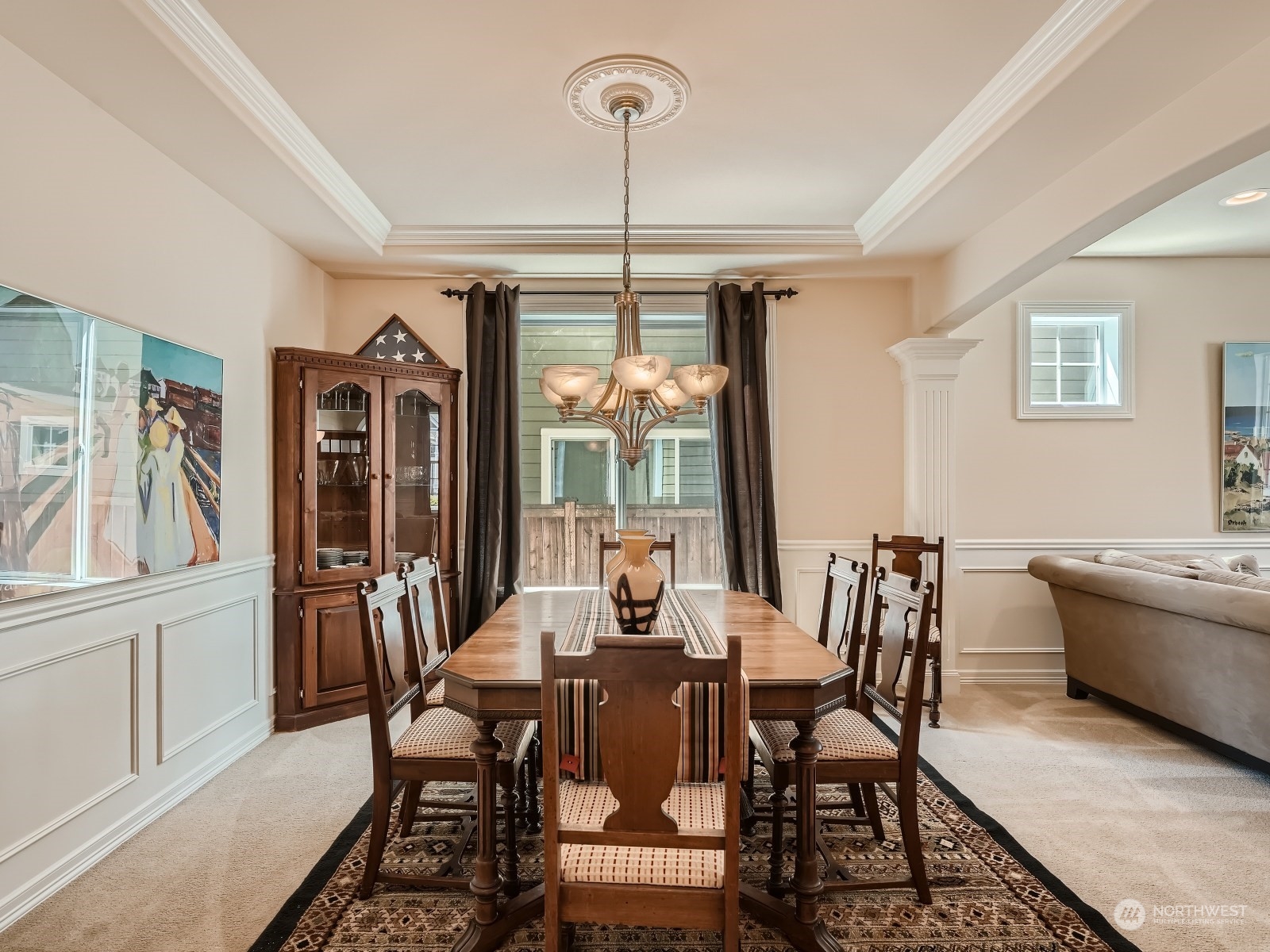 5215 Northeast 3rd Place Renton, WA 98059 - Photo 5 of 23 a view of a dining room with furniture window and outside view