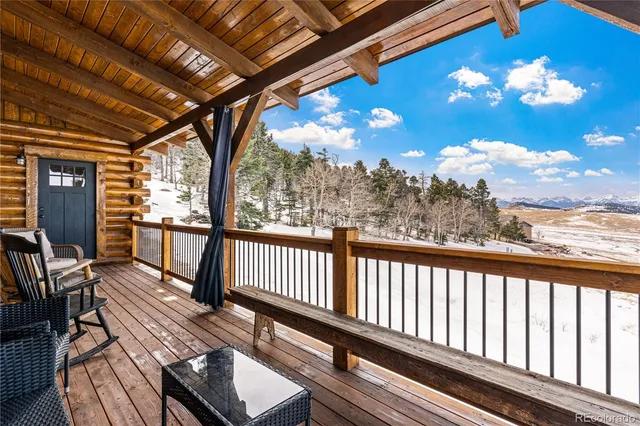 a view of a roof deck