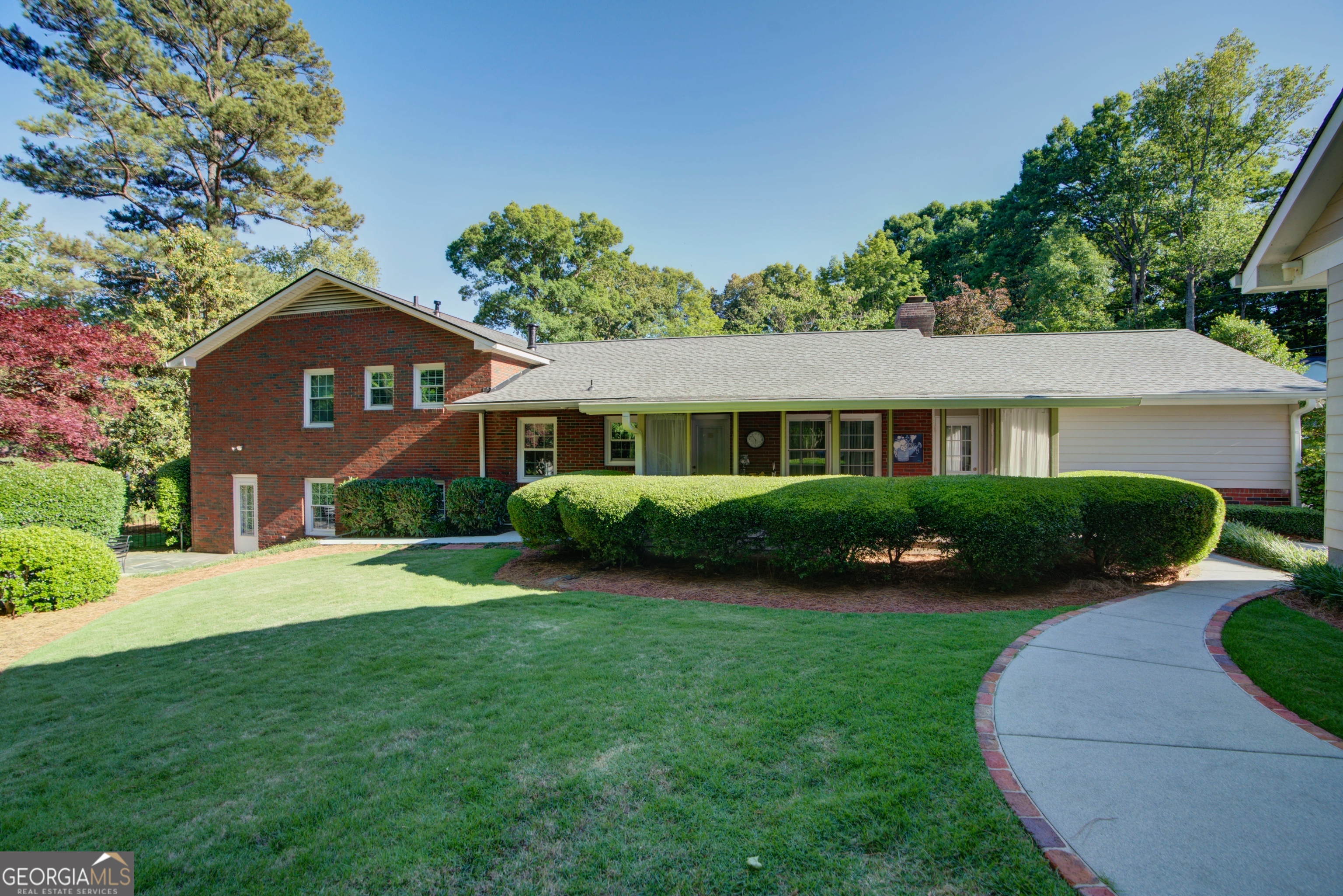 204 Green View Road Southwest Rome, GA 30165 - Photo 17 of 62 a front view of a house with a yard