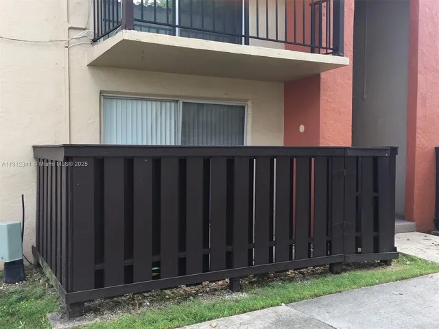a view of wooden fence