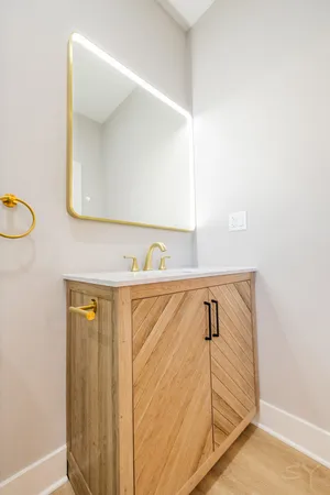 a bathroom with a shower and a toilet