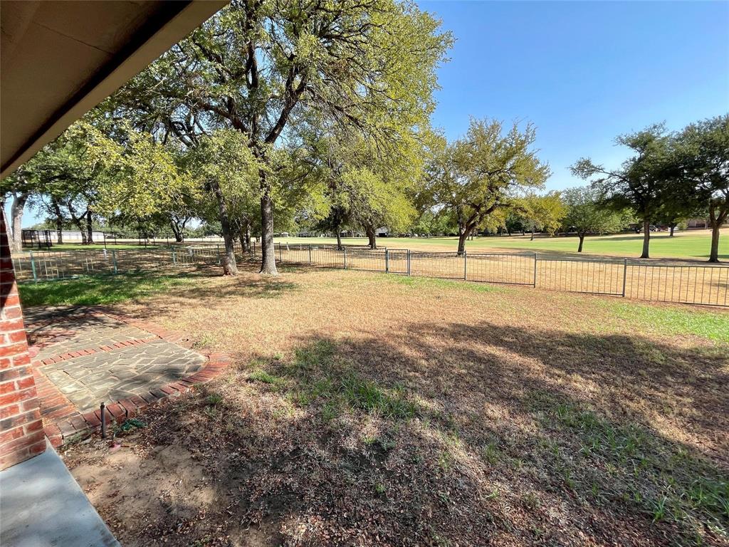 8701 Bellechase Road Granbury, TX 76049 - Photo 14 of 15 a view of a yard with large trees