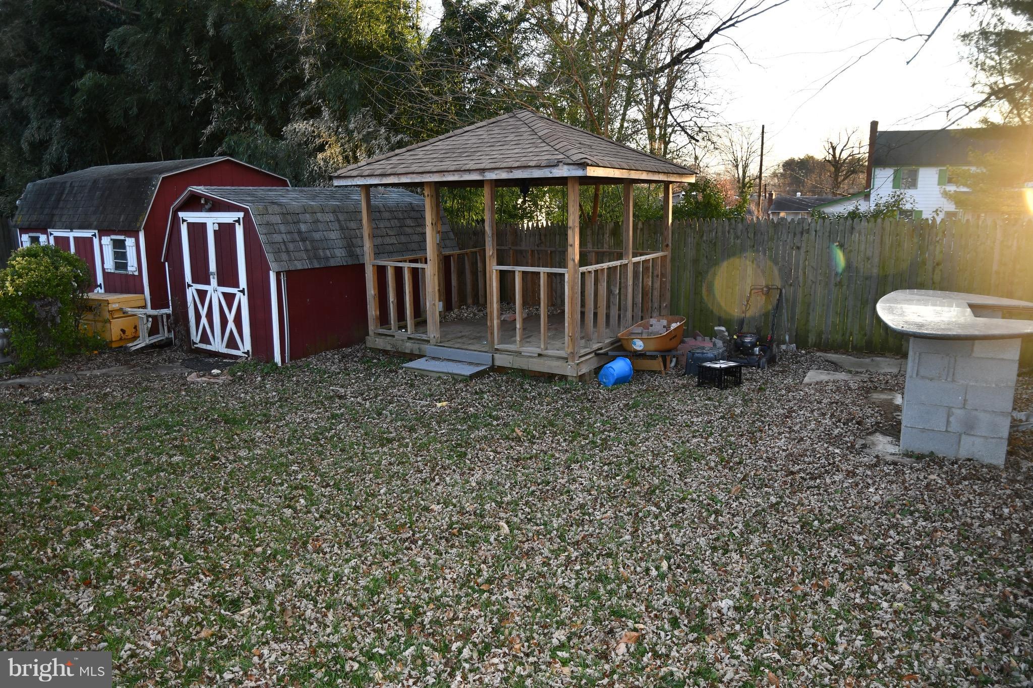 1503 Dilston Road Silver Spring, MD 20903 - Photo 25 of 28 BACK YARD WITH COZY GAZEBO