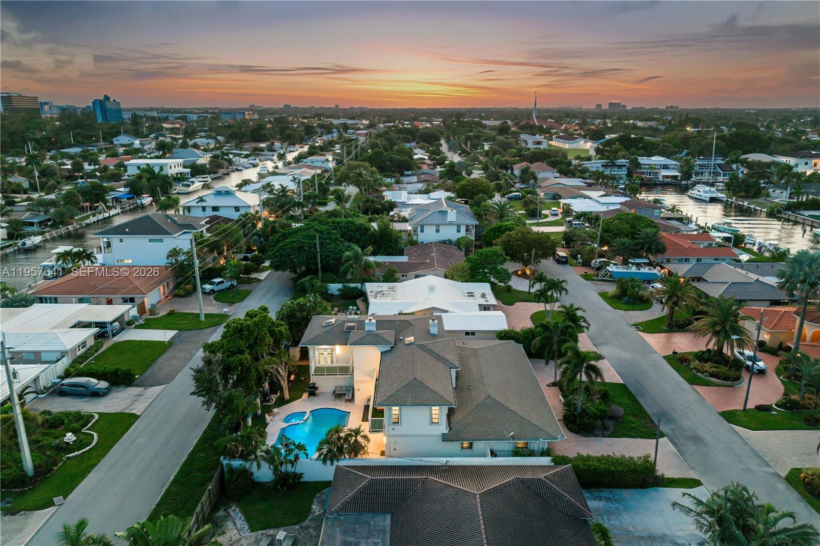 2532 Southeast 13th Street Pompano Beach, FL 33062 - Photo 51 of 69 an aerial view of residential houses with outdoor space