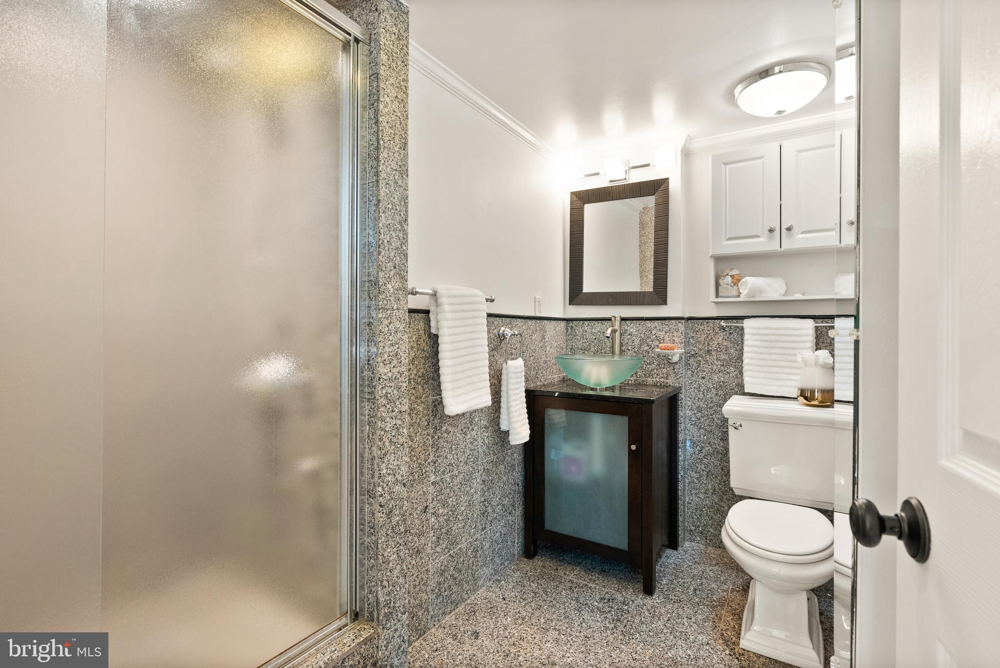 1401 North Rhodes Street, Unit 102 Arlington, VA 22209 - Photo 17 of 21 a bathroom with a toilet and a shower
