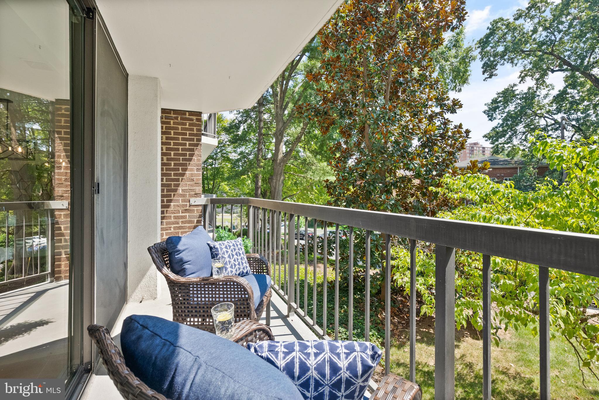 1401 North Rhodes Street, Unit 102 Arlington, VA 22209 - Photo 3 of 21 a view of balcony with furniture
