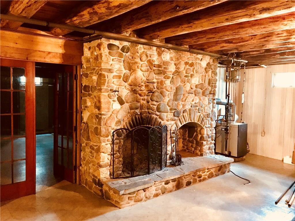 505 Arrowsic Road Arrowsic, ME 04530 - Photo 17 of 22 Stone fireplace in the basement...