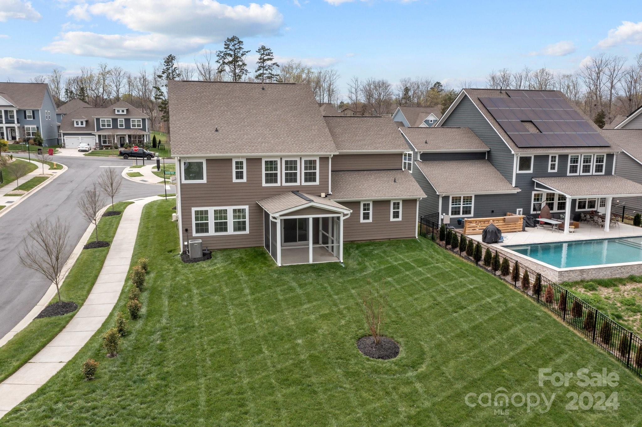 15741 Queens Trail Drive Davidson, NC 28036 - Photo 9 of 48 an aerial view of a house