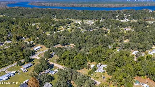 a view of a city and mountains