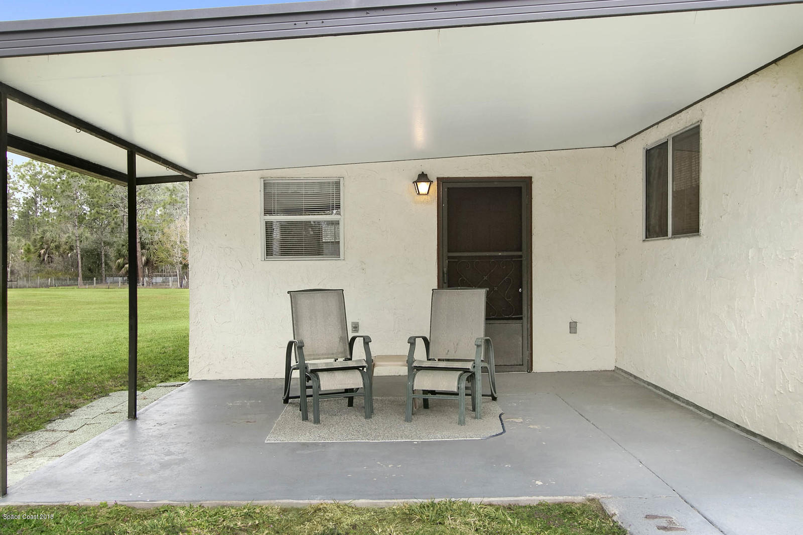 3830 Corey Road Grant Valkaria, FL 32950 - Photo 21 of 38 Trussed Porch