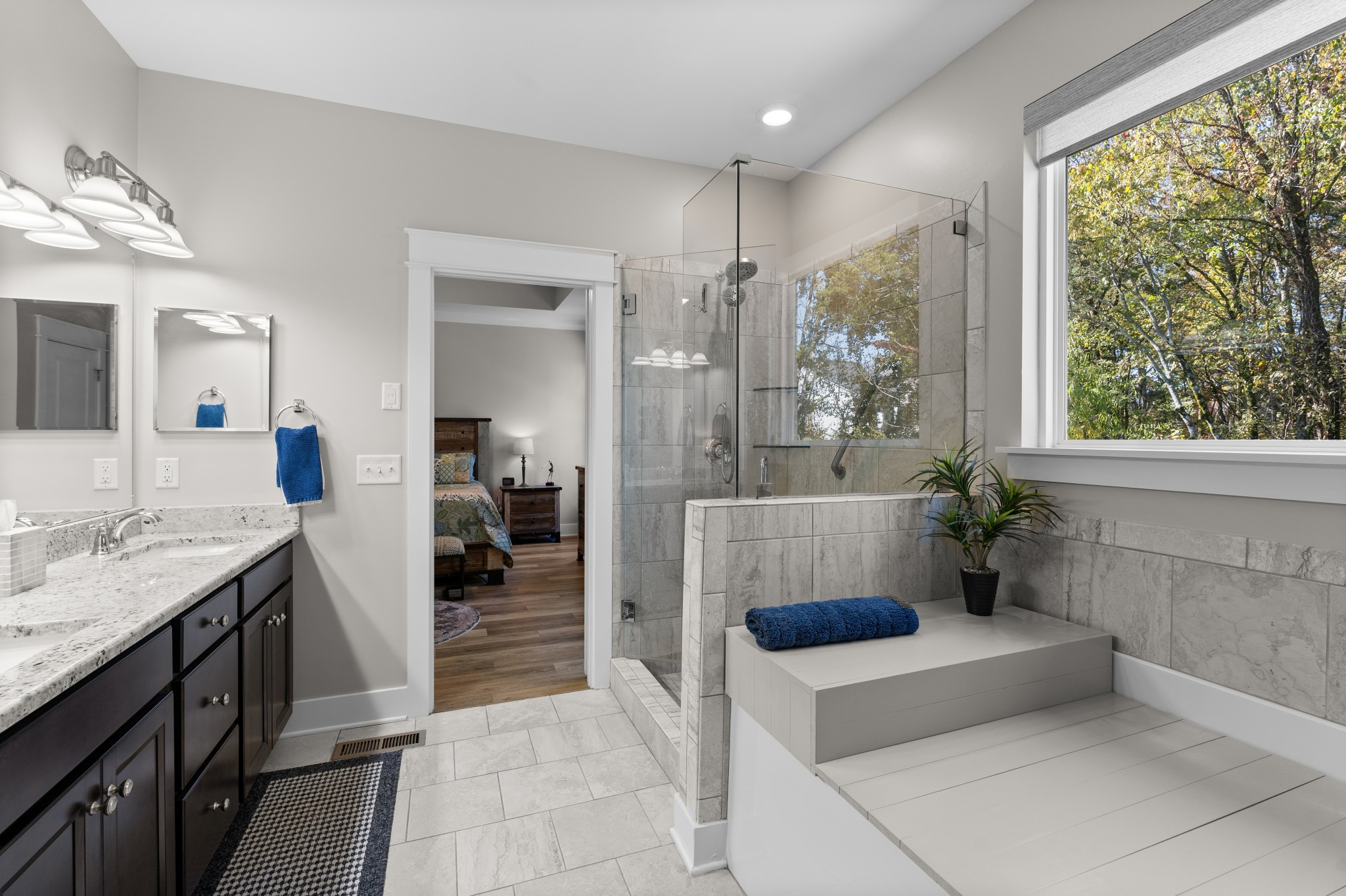 259 Caroline Way Mount Juliet, TN 37122 - Photo 14 of 35 a spacious bathroom with a tub a sink and mirror