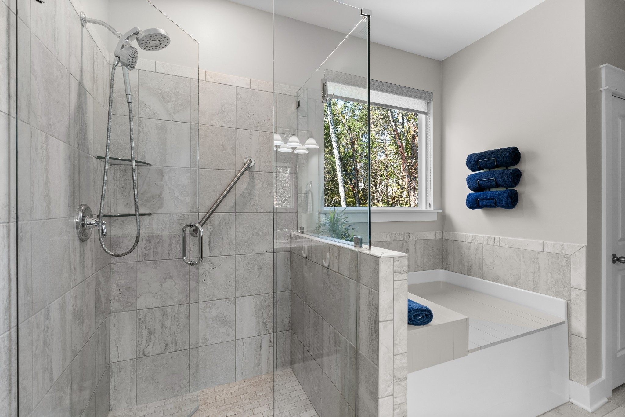 259 Caroline Way Mount Juliet, TN 37122 - Photo 16 of 35 a bathroom with a shower and a sink