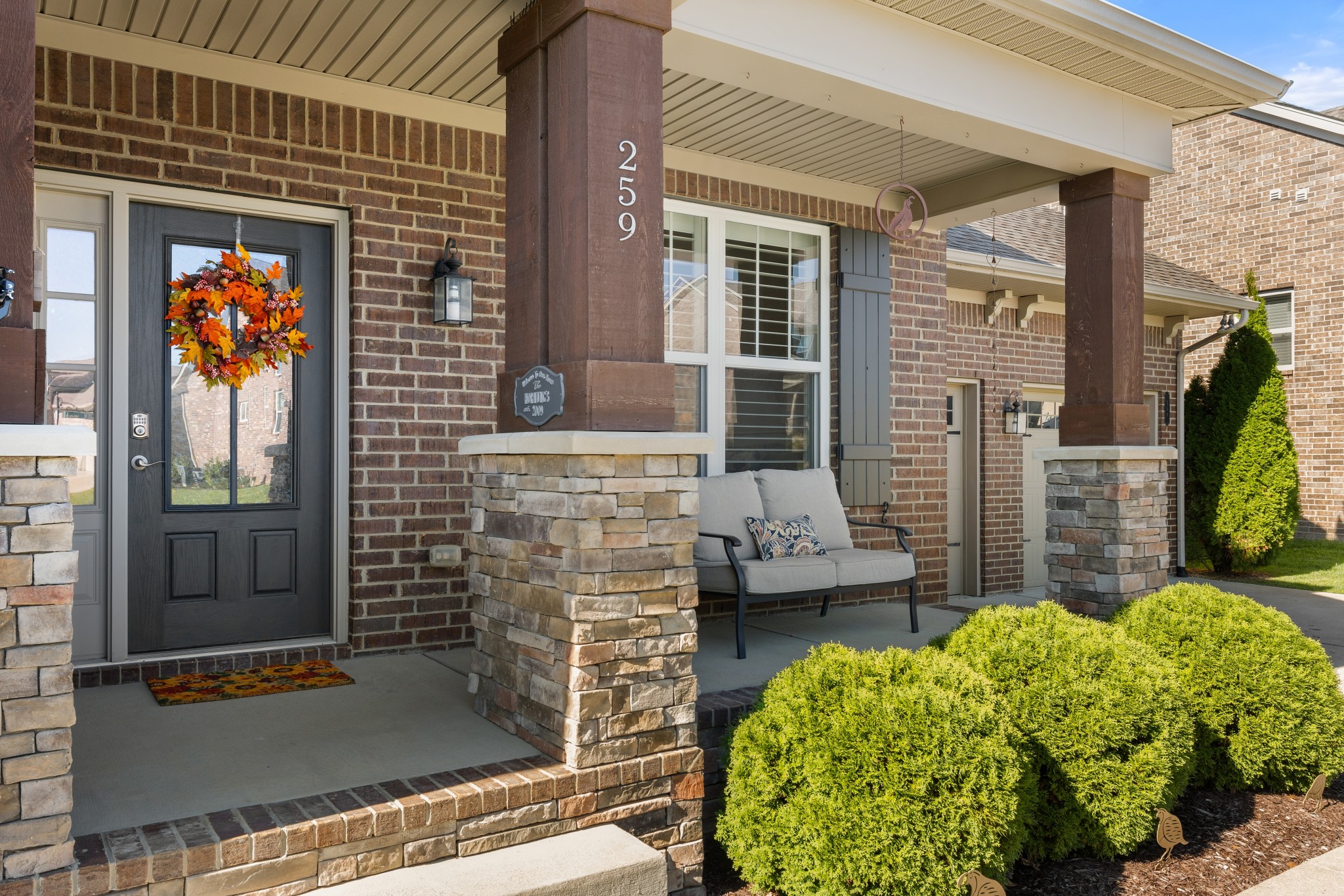 259 Caroline Way Mount Juliet, TN 37122 - Photo 2 of 35 a view of front door of house with outdoor seating