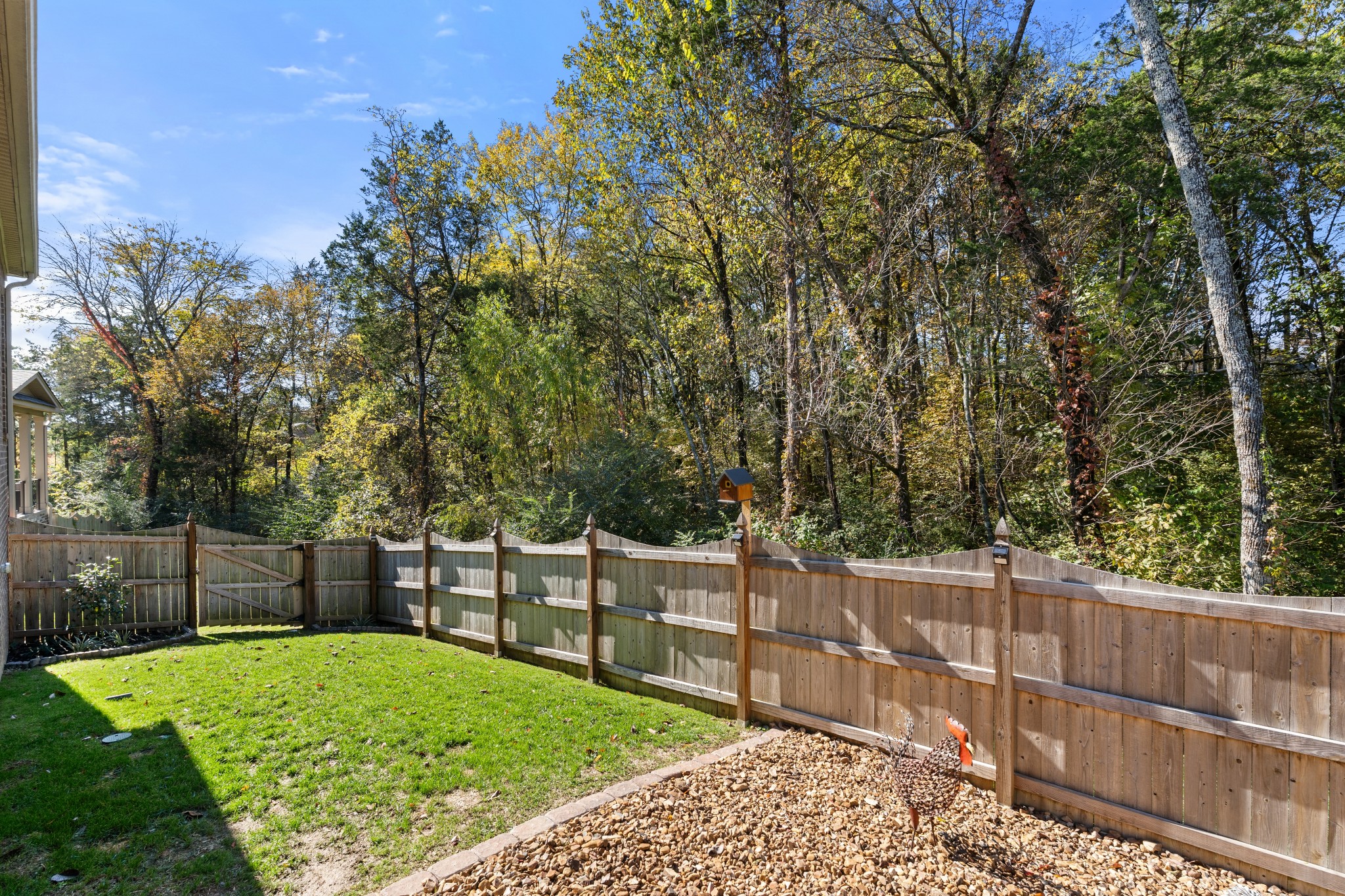 259 Caroline Way Mount Juliet, TN 37122 - Photo 28 of 35 a view of a backyard with wooden fence