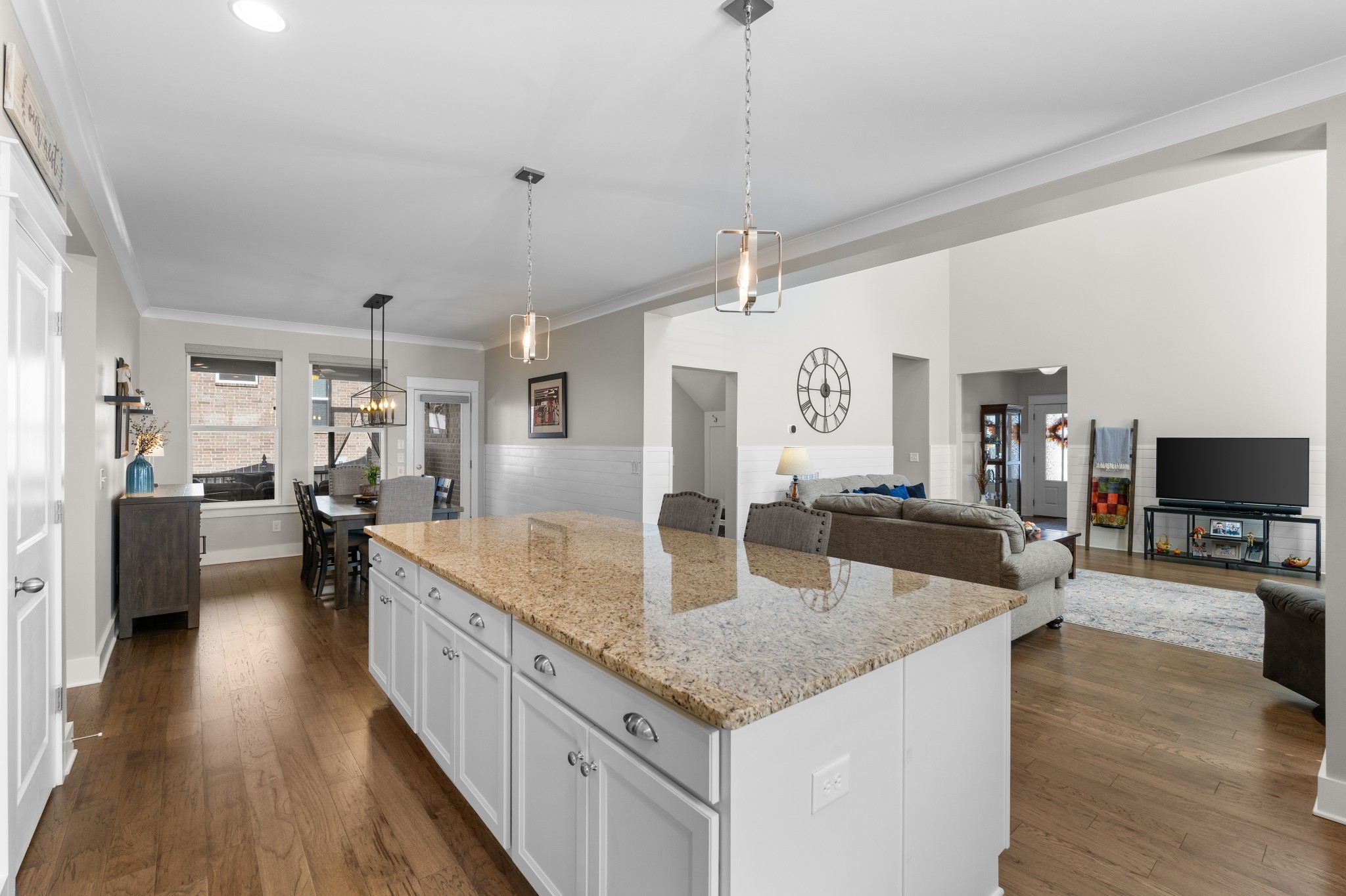 259 Caroline Way Mount Juliet, TN 37122 - Photo 8 of 35 a kitchen with stainless steel appliances granite countertop lots of counter top space