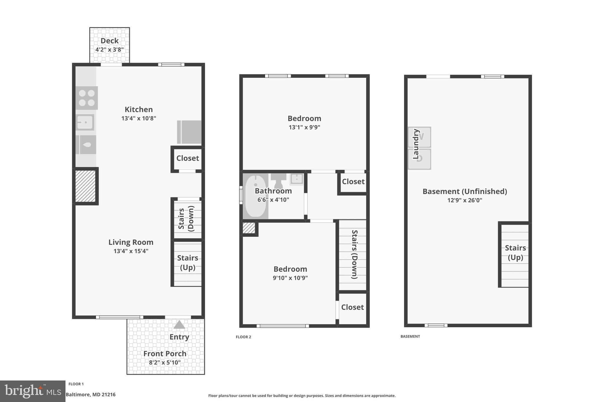 1044 Ellicott Driveway Baltimore, MD 21216 - Photo 24 of 24 Combined Floor Plans